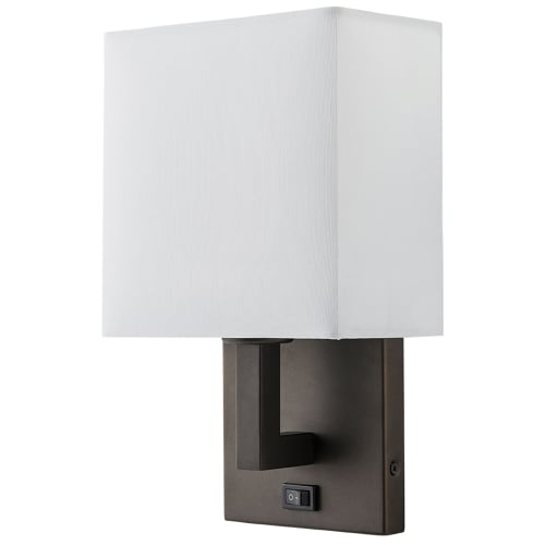 Casual Single Wall Lamp, Dark Bronze